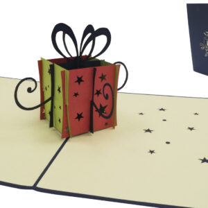 Pop Up Karte, 3D Karte, Geschenkbox