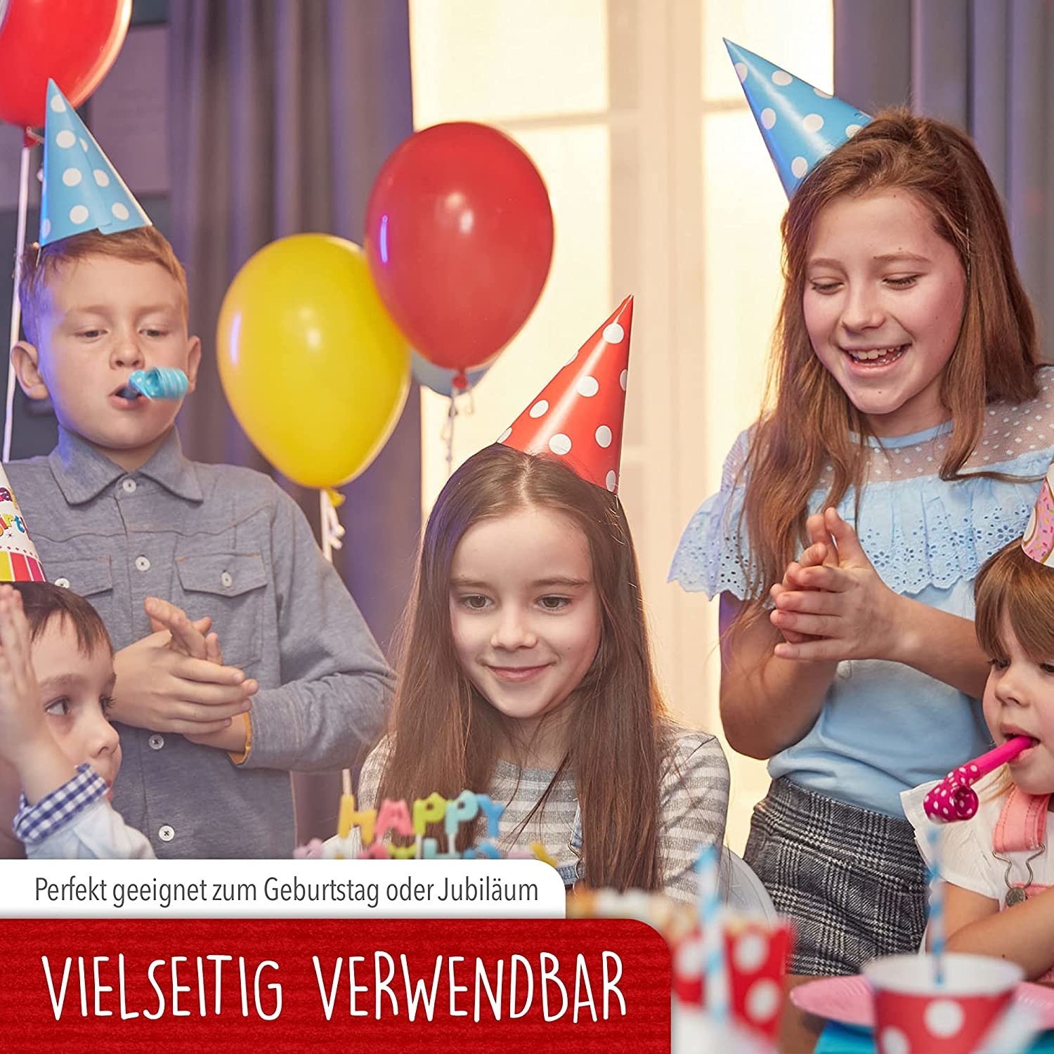 Pop Up Karte, 3D Karte, 10. Geburtstag, Jubiläum Zahl, rot, N364 - Imagen 3