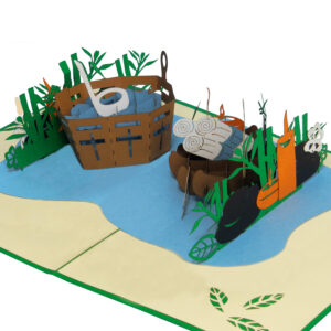 Pop Up Karte, 3D Karte, Klappkarte Gutschein, Sauna,  Massage, Wellness Karte, N35