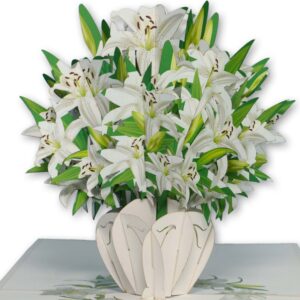 Pop Up Karte, 3D Karte, Blumenstrauß, N500