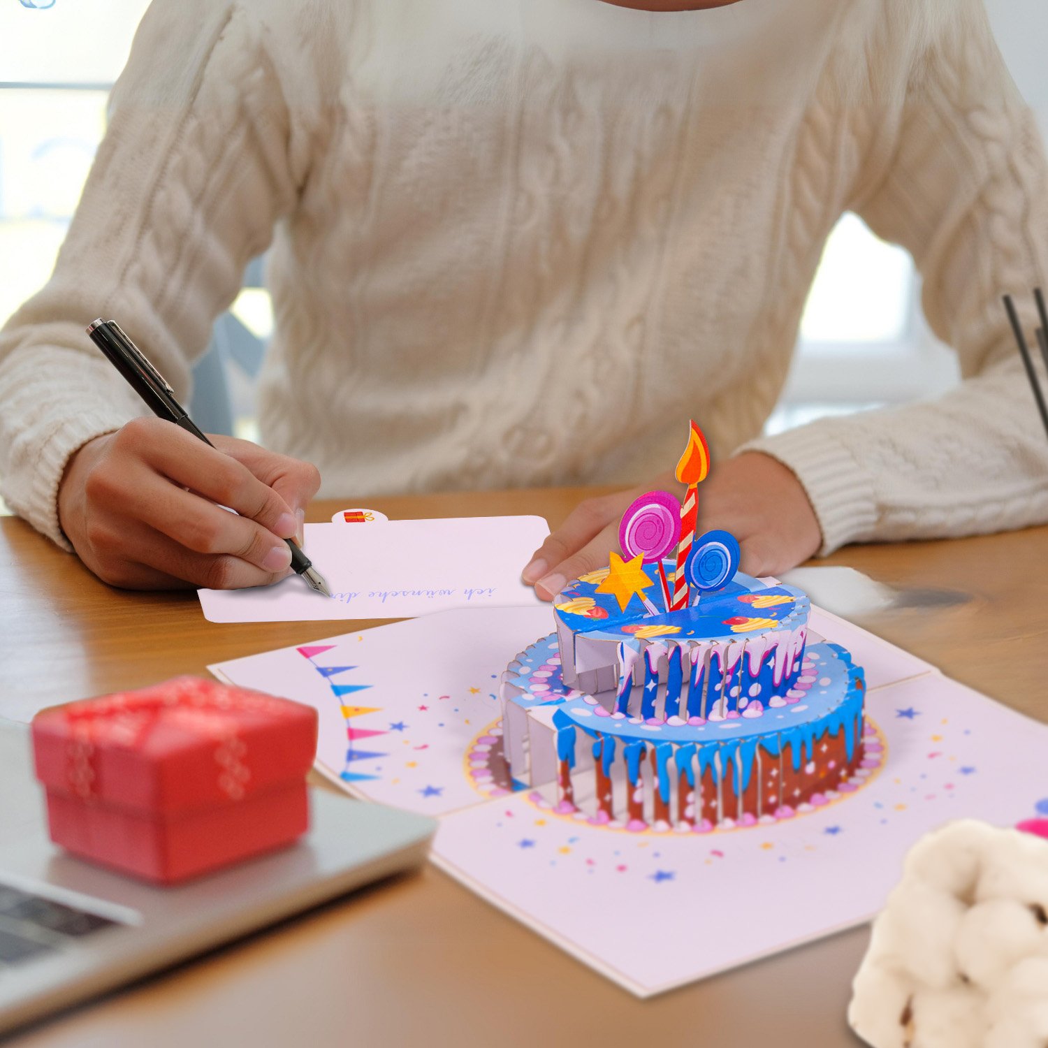 Pop Up Karte Geldgeschenk Geburtstagskarte, N13 - immagine 7