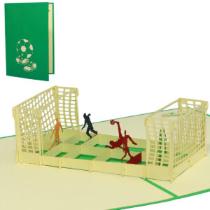 Pop Up Karte, 3D Karte, Fußball, N132