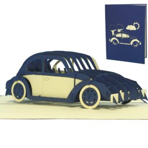 Pop Up Karte, 3D Karte, Auto, N215