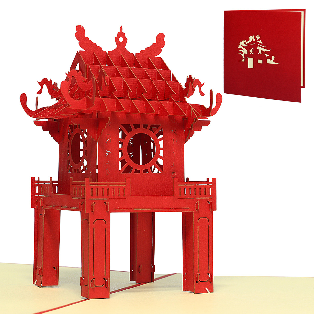 Pop Up Karte, 3D Karte, Japan Manga, Teehaus, N166