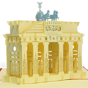 Pop Up Karte, 3D Karte, Brandenburger Tor Berlin, N172