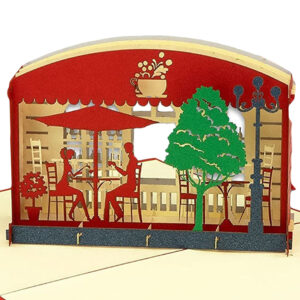 Pop Up Karte, 3D Karte, Restaurant, N349