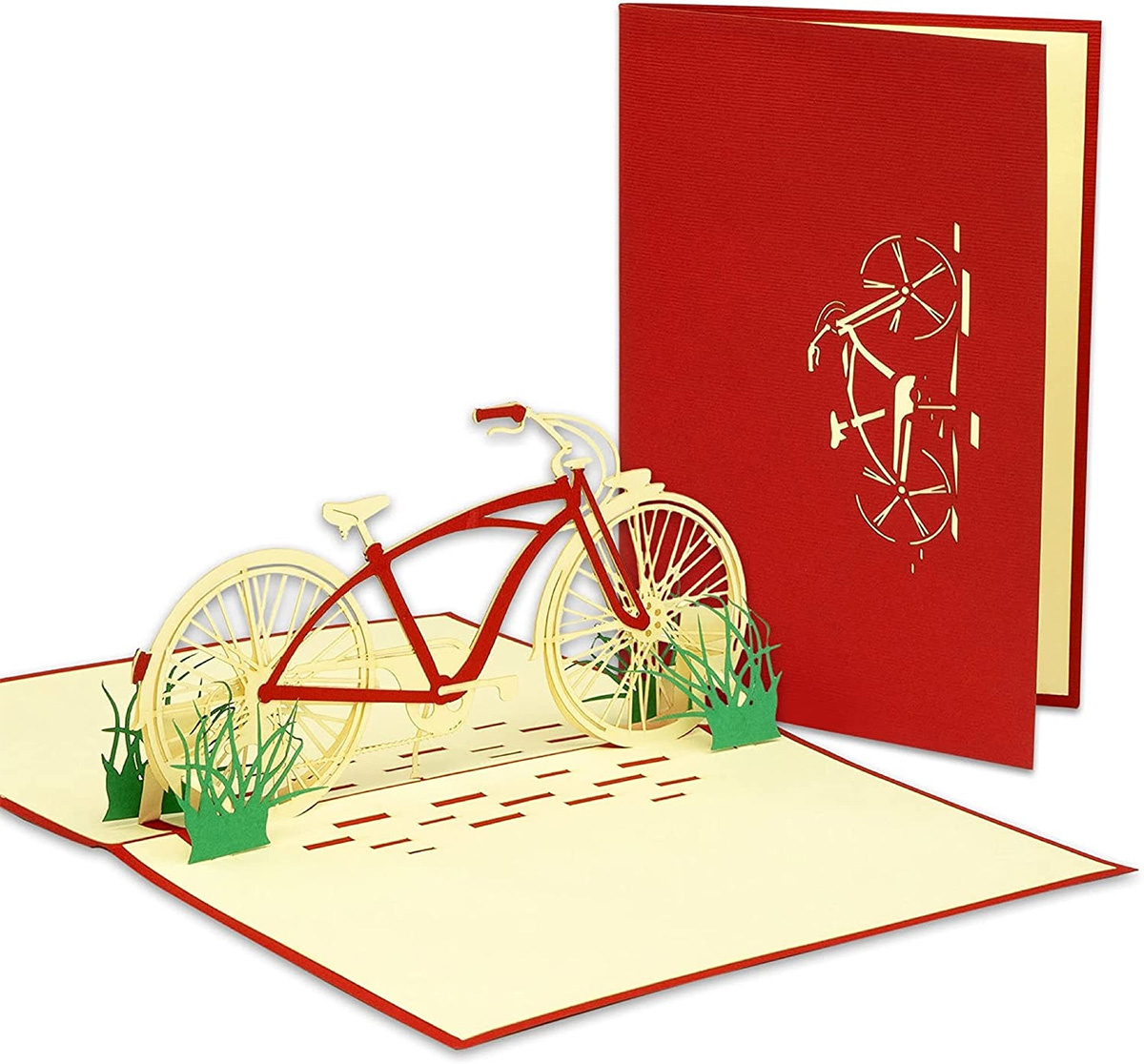 Pop Up Karte, 3D Karte, Fahrrad, N155