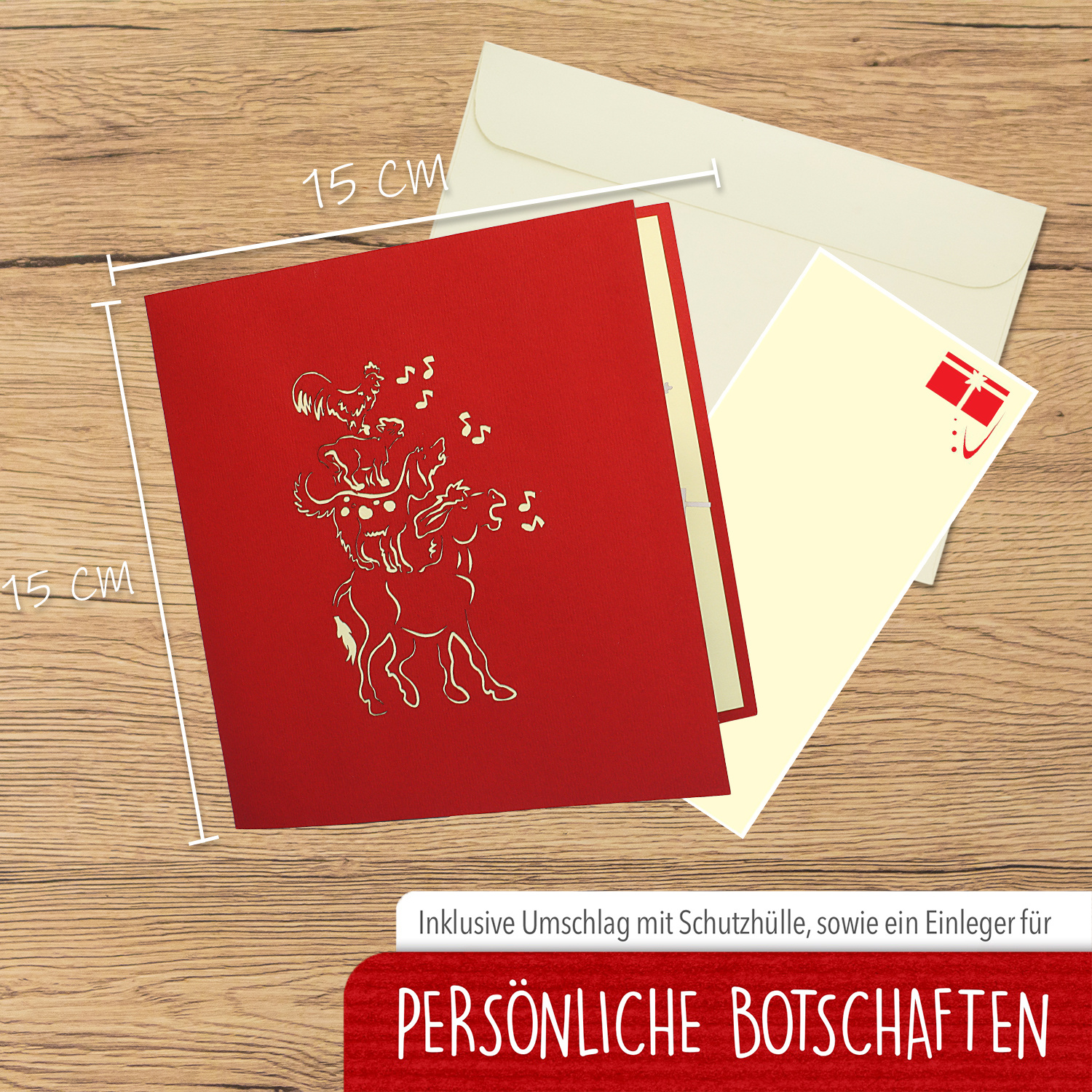 Pop Up Karte, 3D Karte, Bremen, N222 - Image 2