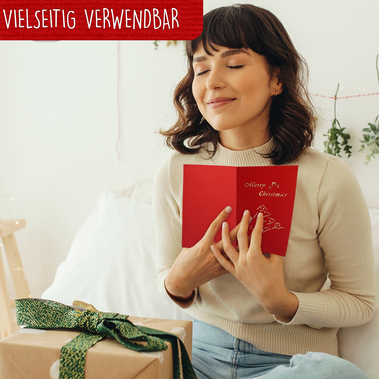 Pop Up Karte, 3D Karte, Weihnachtskarte, Schneemann Landschaft, N406 – Image 6